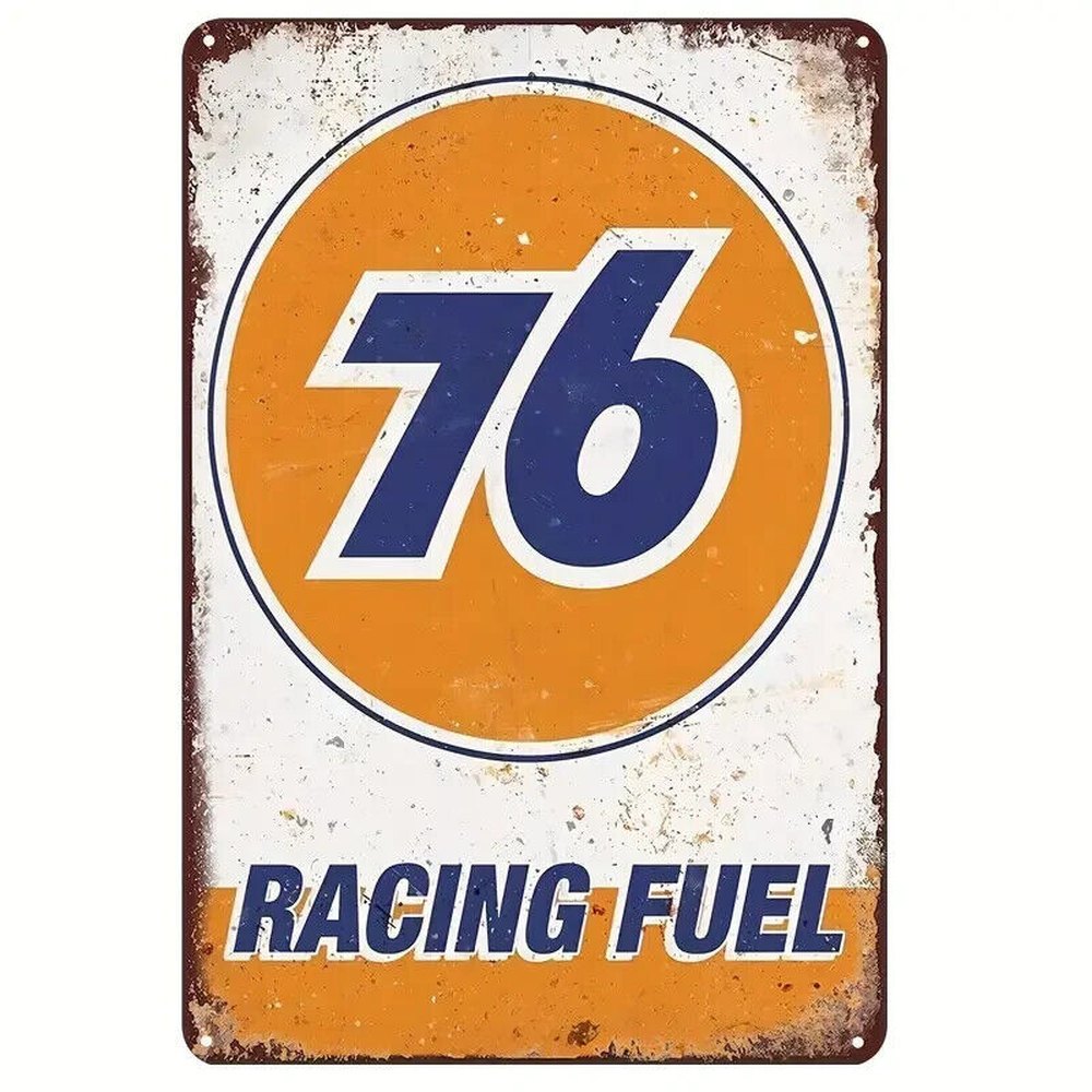 Union 76 Racing Fuel Vintage Novelty Metal Sign 12 x 8 Wall Art Home & Garden:Home Décor:Plaques & Signs Style Your Walls