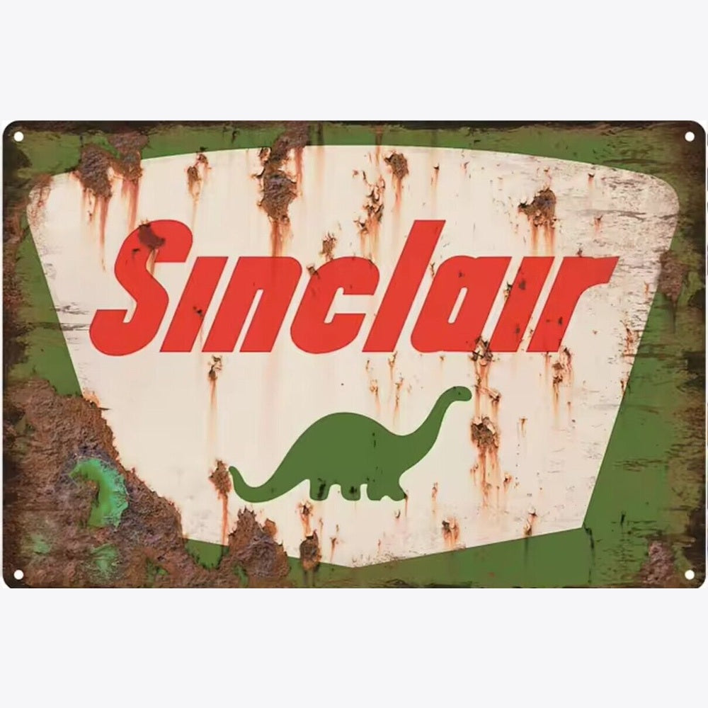 Sinclair Gasoline Vintage Novelty Metal Sign 8" x 12" Wall Art Home & Garden:Home Décor:Plaques & Signs Style Your Walls