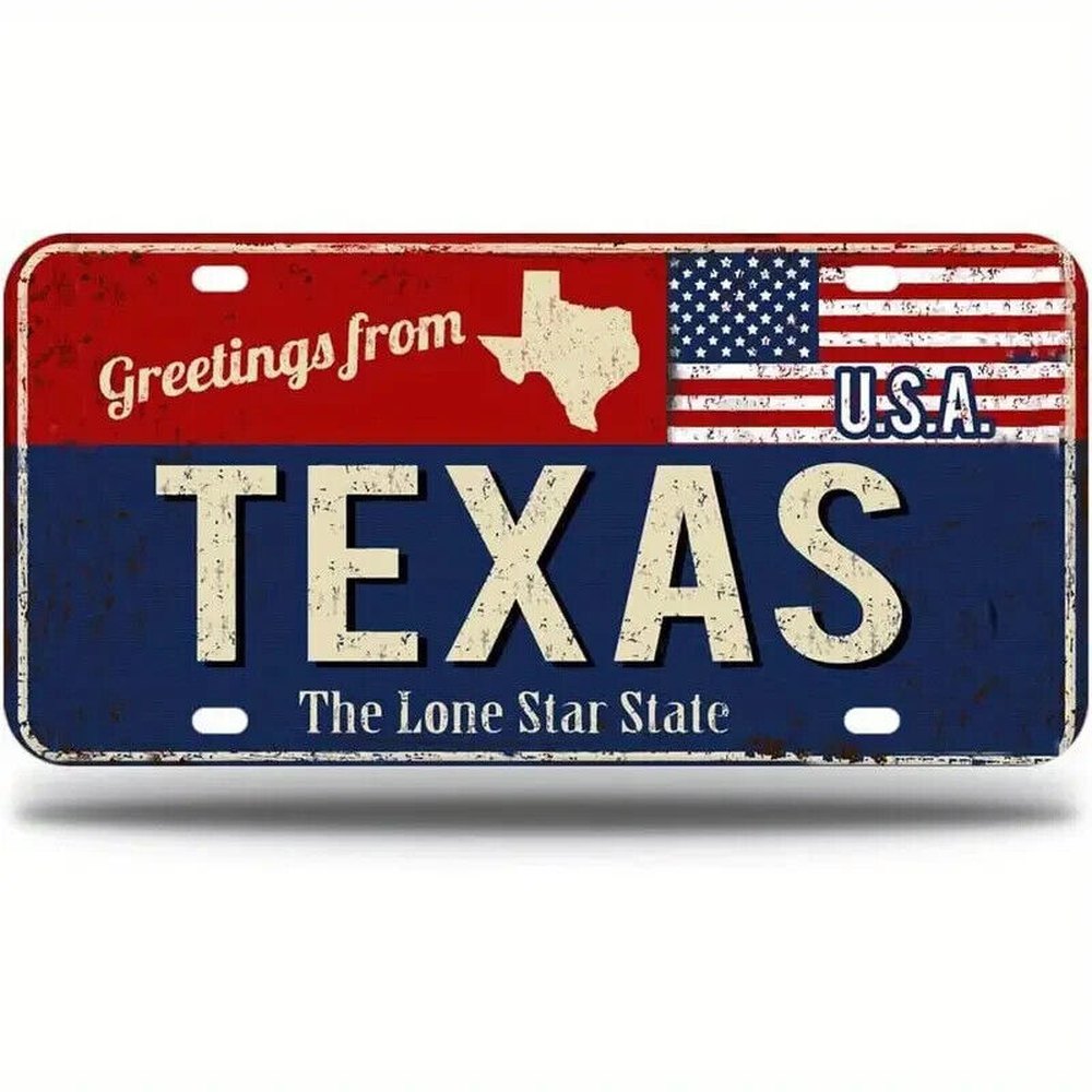 Greetings From Texas Novelty Metal 6" x 12" License Plate NEW! eBay Motors:Parts & Accessories:Car & Truck Parts & Accessories:Exterior Parts & Accessories:License Plates & Frames Style Your Walls