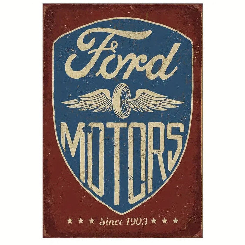 Ford Motors Since 1903 Vintage Novelty Metal Sign Home & Garden:Home Décor:Plaques & Signs Style Your Walls