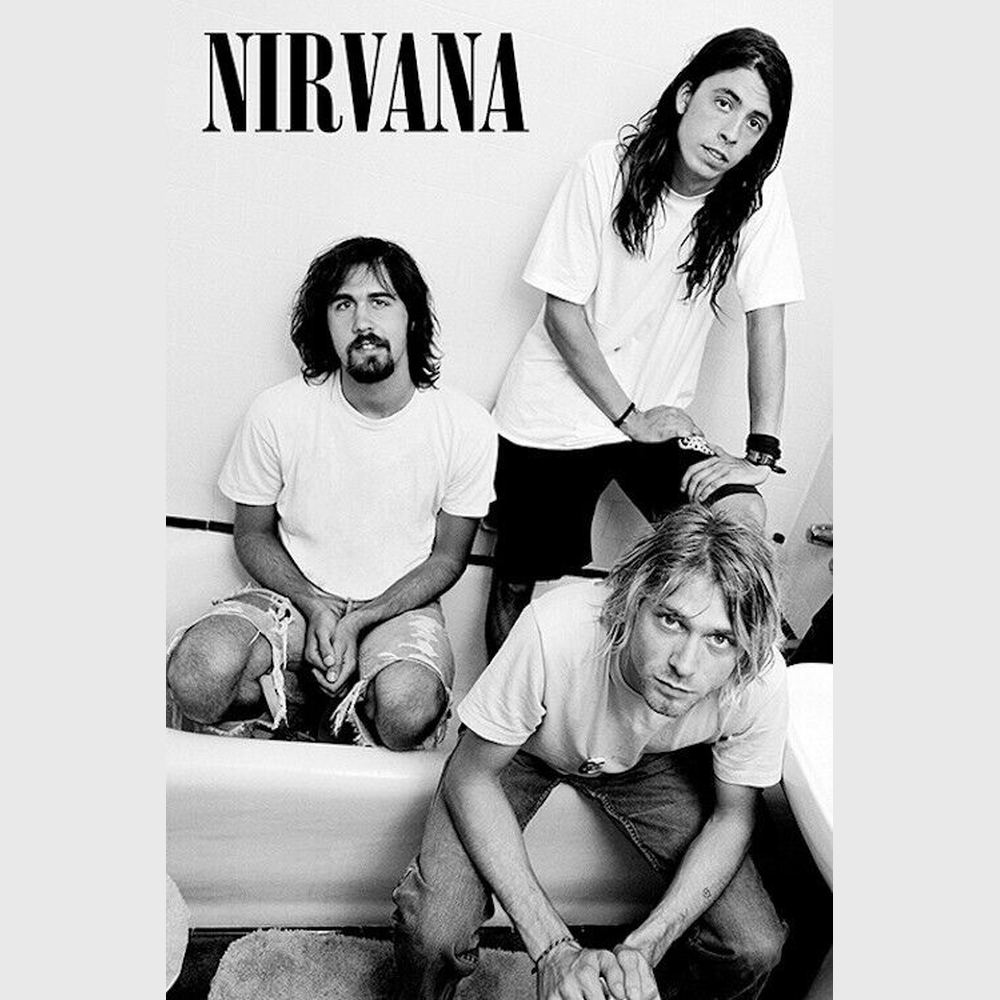 Nirvana Group Poster 24" x 36" New! Art:Art Posters Style Your Walls