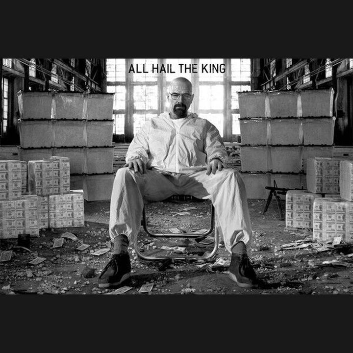Breaking Bad All Hail The King Poster 24" x 36" New! Art:Art Posters Style Your Walls