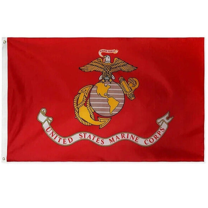 United States Marine Corps Flag 3 ft x 5 ft NEW! Home & Garden:Yard, Garden & Outdoor Living:Décor:Flags Style Your Walls