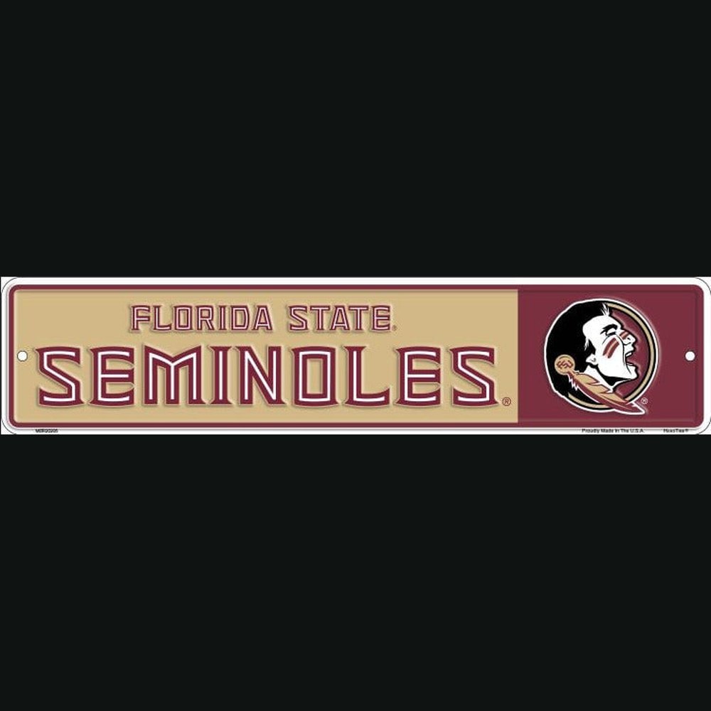 Florida State Seminoles Licensed Embossed 18" x 4" Sign NEW! Sports Mem, Cards & Fan Shop:Fan Apparel & Souvenirs:College-NCAA Style Your Walls