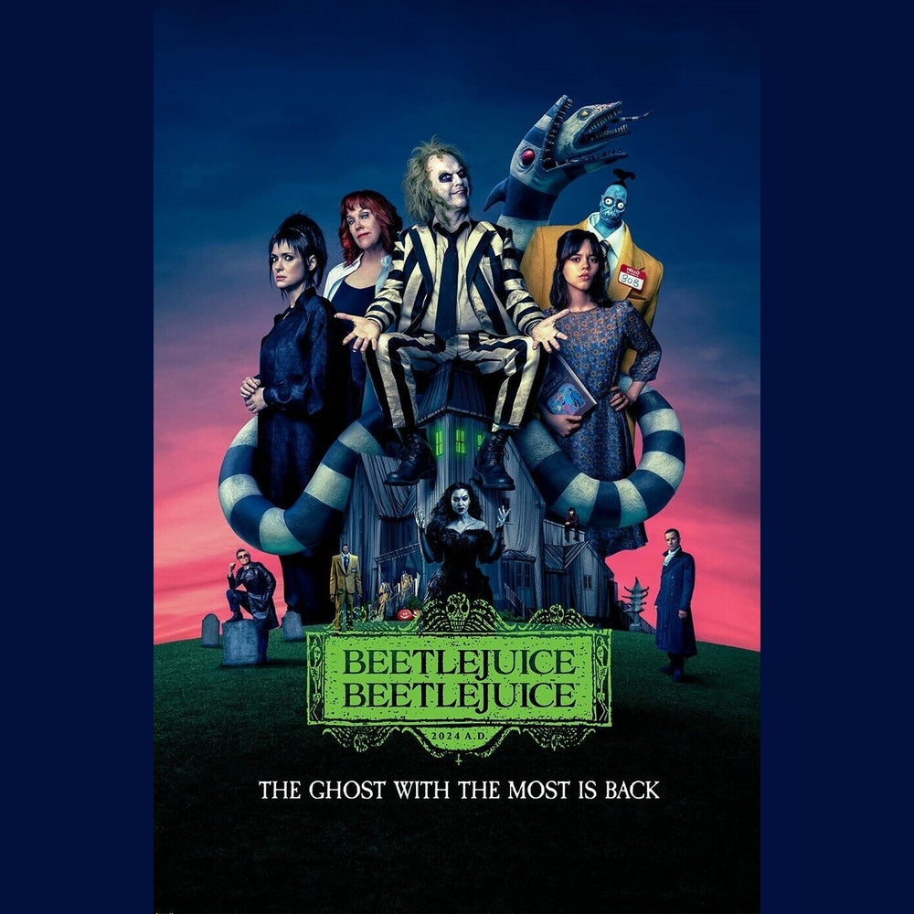 Beetlejuice Beetlejuice Movie Poster 24" x 36" New! Art:Art Posters Style Your Walls