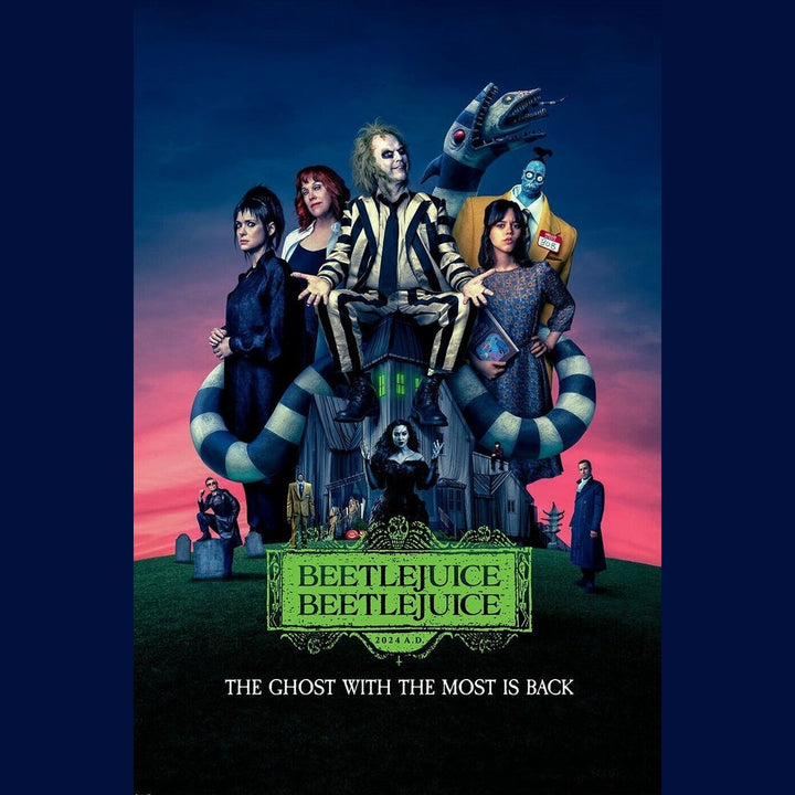 Beetlejuice Beetlejuice Movie Poster 24" x 36" New! Art:Art Posters Style Your Walls
