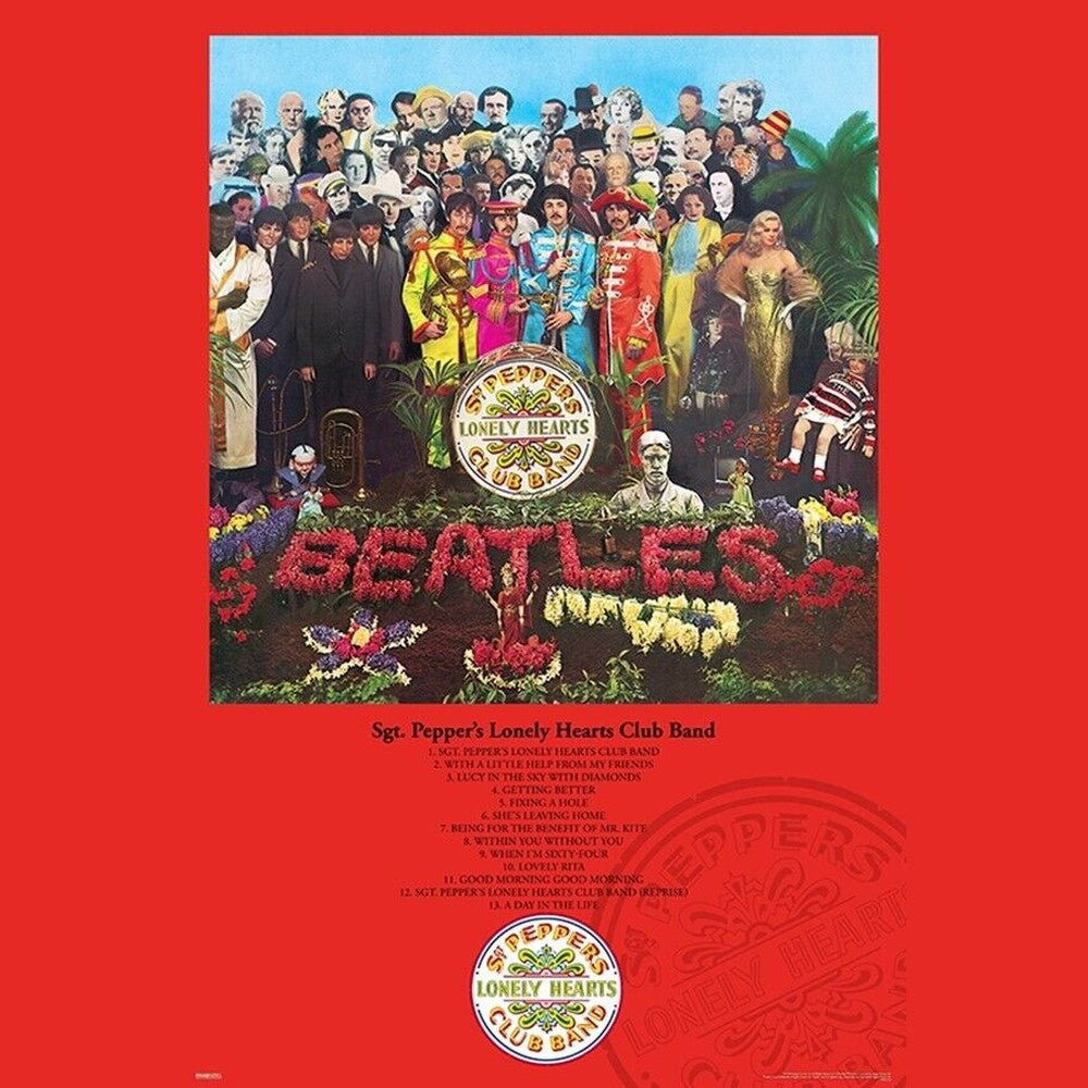 The Beatles Sgt. Pepper's Lonely Hearts Club Poster 24" x 36" New! Art:Art Posters Style Your Walls