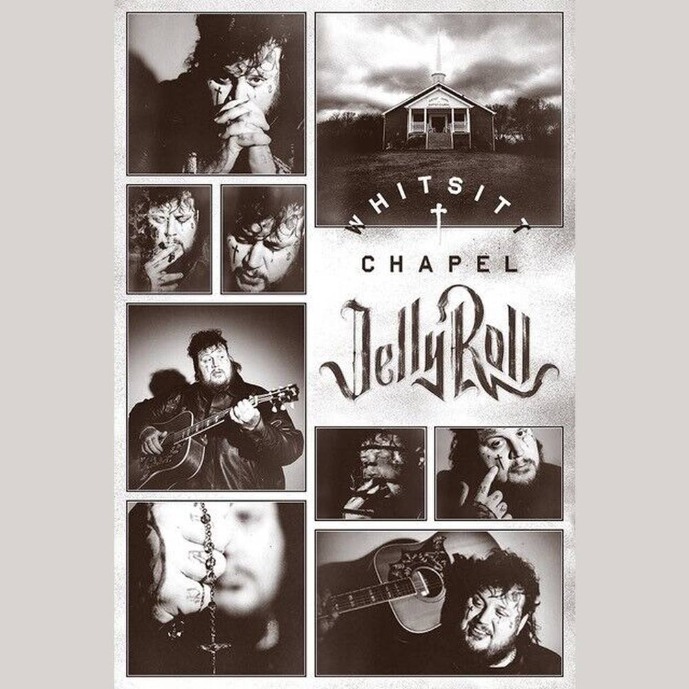 Jelly Roll Whitsitt Chapel Licensed Poster 24" x 36" New! Art:Art Posters Style Your Walls