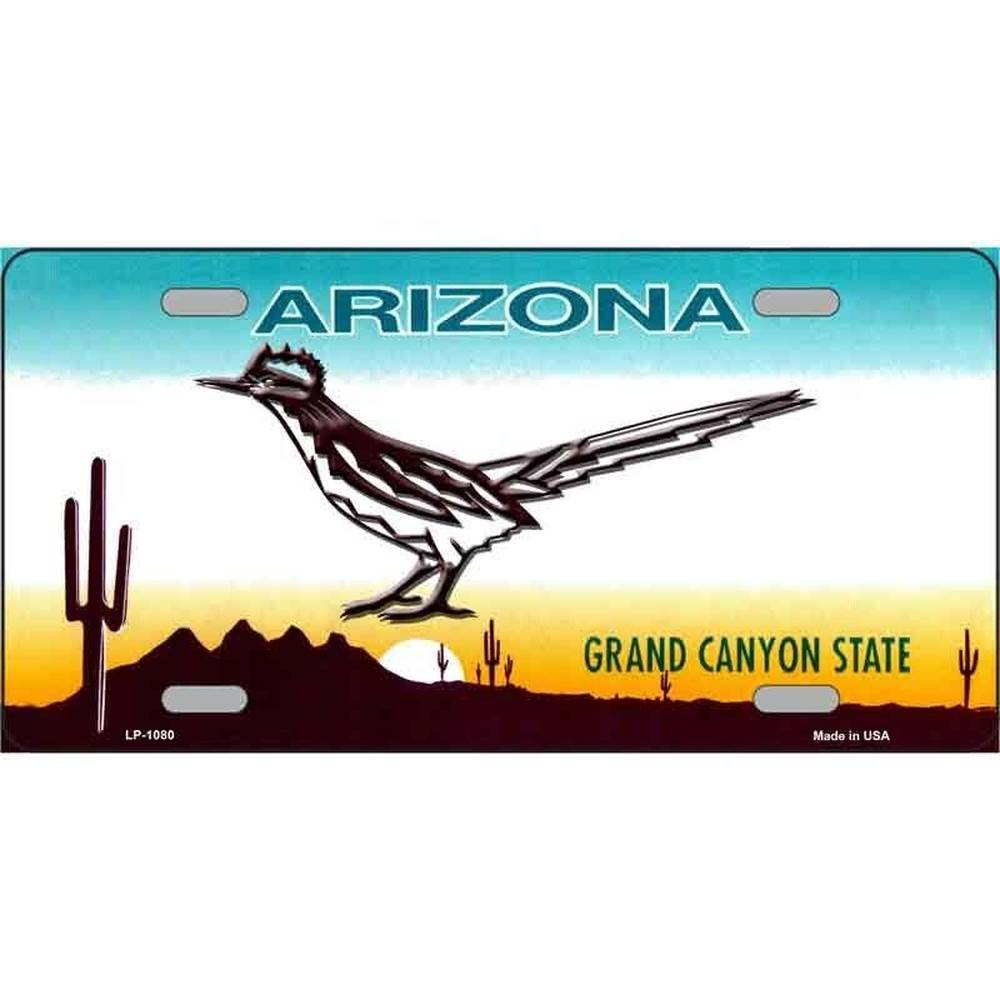 Roadrunner Arizona Novelty Metal License Plate With State Background eBay Motors:Parts & Accessories:Car & Truck Parts & Accessories:Exterior Parts & Accessories:License Plates & Frames Style Your Walls