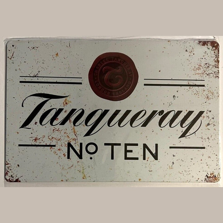 Tanqueray No. Ten Gin Novelty Metal Sign 12" x 8" NEW! Home & Garden:Home Décor:Plaques & Signs Style Your Walls
