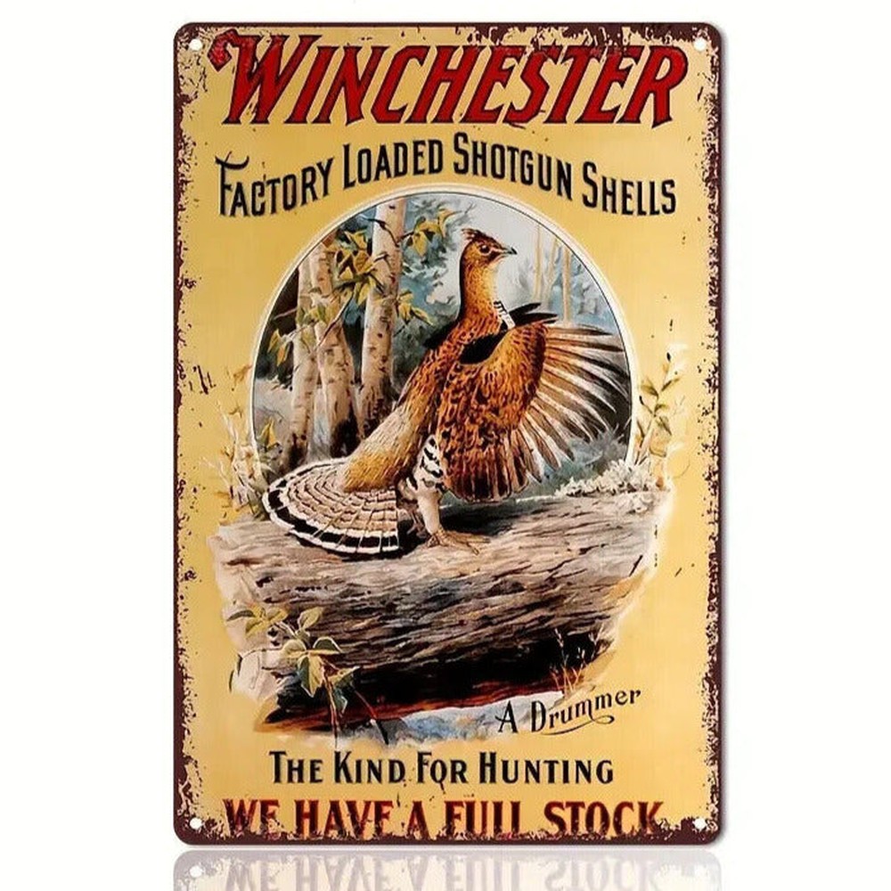 Winchester Factory Loaded Shotgun Shells Novelty metal sign 12" x 8" Wall Art Home & Garden:Home Décor:Plaques & Signs Style Your Walls