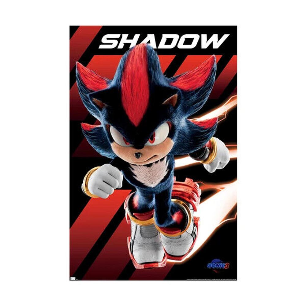 Sonic the Hedgehog 3 Shadow Movie Poster 22.375" x 34" NEW! Home & Garden:Home Décor:Posters & Prints Style Your Walls