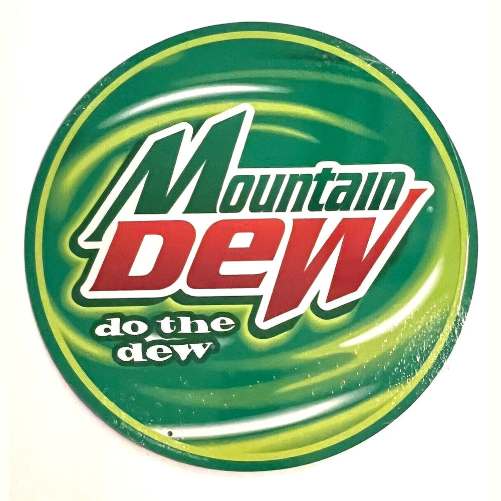 Mountain Dew "Do The Dew" Novelty Metal 12in Circular Sign Home & Garden:Home Décor:Plaques & Signs Style Your Walls