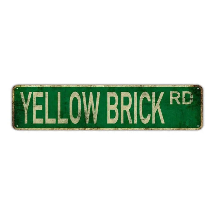 Yellow Brick Road Vintage Retro Novelty Metal Sign 16 x 4 Wall Art NEW! Home & Garden:Home Décor:Plaques & Signs Style Your Walls