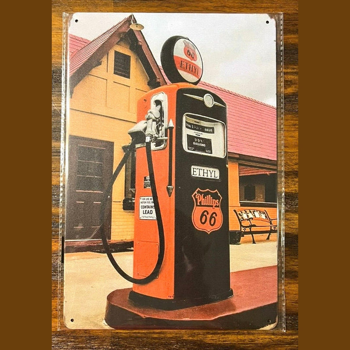 Route 66 Phillips 66 Gas Pump Novelty Metal Sign 12" x 8" NEW! Home & Garden:Home Décor:Plaques & Signs Style Your Walls