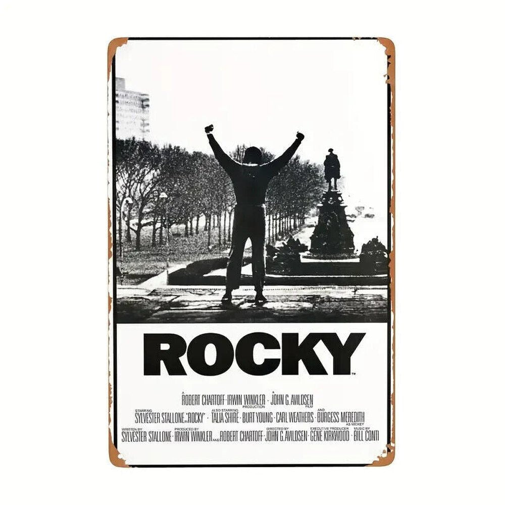 Rocky Balboa Vintage Novelty metal sign, 12 x 8 Wall Art Home & Garden:Home Décor:Plaques & Signs Style Your Walls