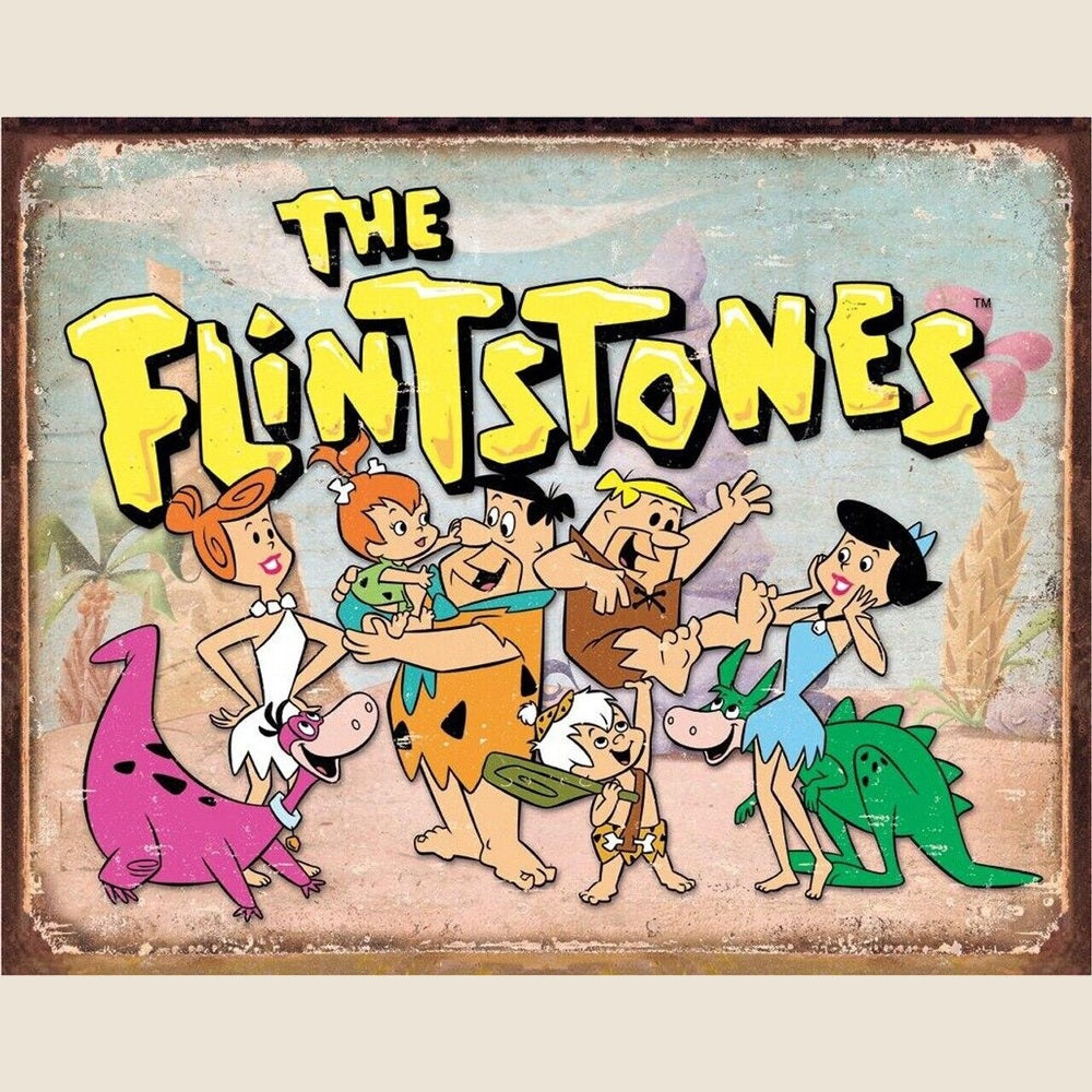The Flintstones Licensed Novelty Sign 16" x 12.5" NEW! Home & Garden:Home Décor:Plaques & Signs Style Your Walls