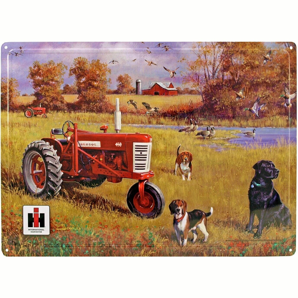 Farmall International Harvester Hem Wrapped Sign 17" x 12" New! Home & Garden:Home Décor:Plaques & Signs Style Your Walls