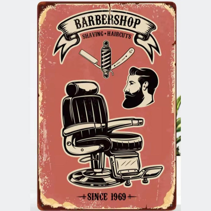 Barber Shop Shaving - Haircuts Vintage Novelty Metal Sign 12" x 8" Wall Art Home & Garden:Home Décor:Plaques & Signs Style Your Walls