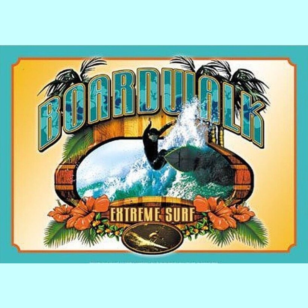 Boardwalk Extreme Surf Novelty Metal Sign 12.5" X 17.4" NEW! Home & Garden:Home Décor:Plaques & Signs Style Your Walls