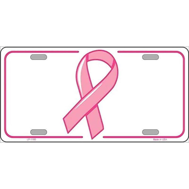 Pink Breast Cancer Ribbon Metal Novelty License Plate eBay Motors:Parts & Accessories:Car & Truck Parts & Accessories:Exterior Parts & Accessories:License Plates & Frames Style Your Walls