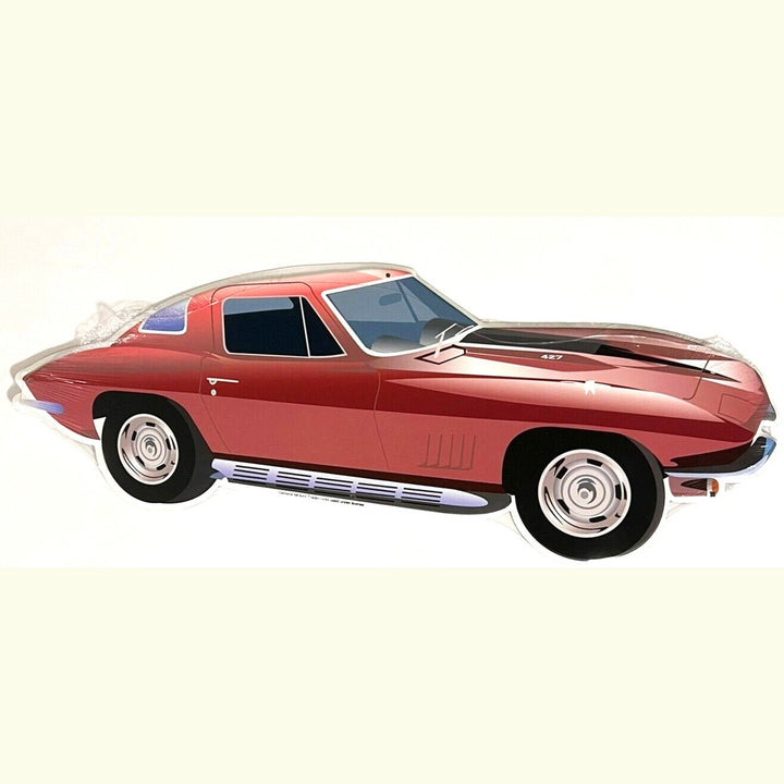 Chevy Corvette 1967 Novelty Die Cut Embossed Sign 24" x 8" New! Home & Garden:Home Décor:Plaques & Signs Style Your Walls