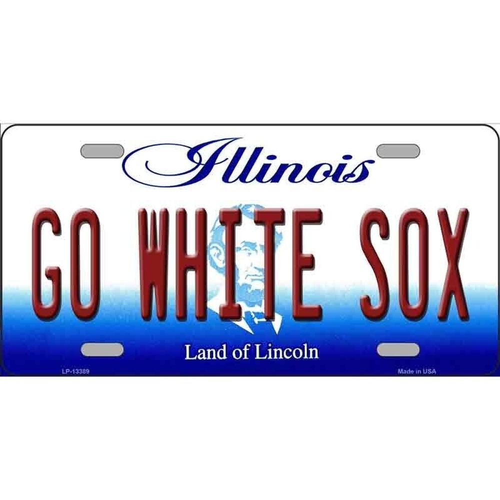 Go White Sox Illinois Novelty Metal License Plate 12" x 6" eBay Motors:Parts & Accessories:Car & Truck Parts & Accessories:Exterior Parts & Accessories:License Plates & Frames Style Your Walls