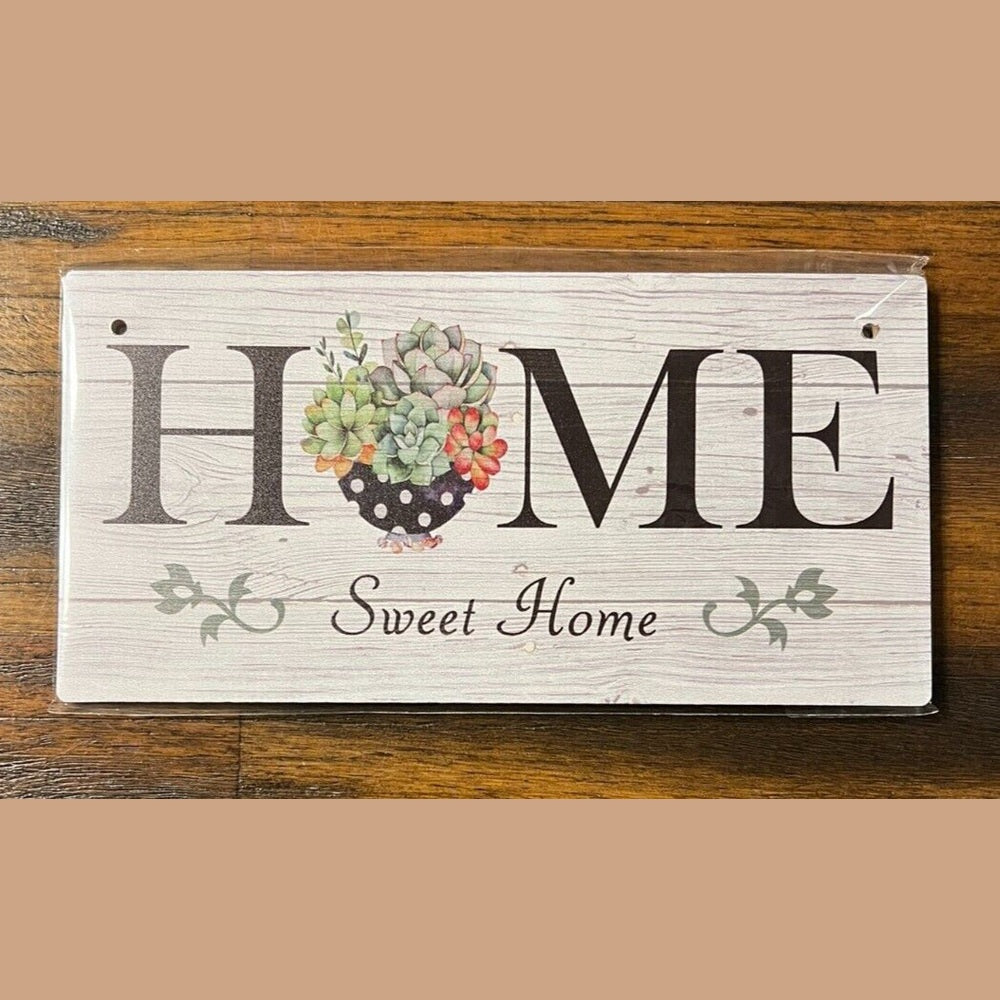 Home Sweet Home! - Wood Sign Vintage Novelty Sign NEW! Home & Garden:Home Décor:Plaques & Signs Style Your Walls