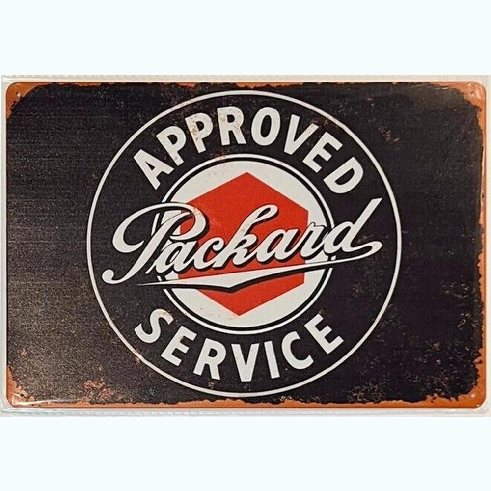 Packard Approved Service Novelty Metal Sign 8" x 12" Wall Art Home & Garden:Home Décor:Plaques & Signs Style Your Walls
