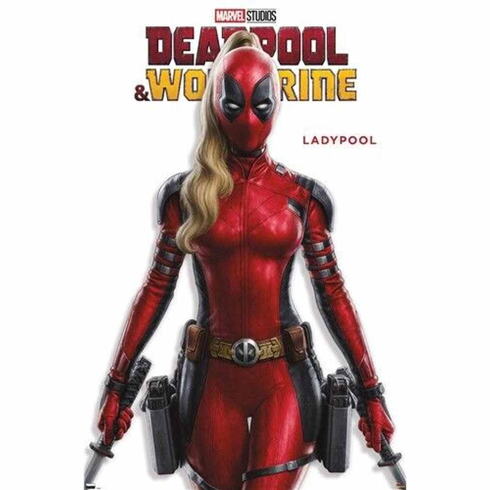 Deadpool and Wolverine Ladypool Movie Poster 22.375" x 34" NEW! Home & Garden:Home Décor:Posters & Prints Style Your Walls