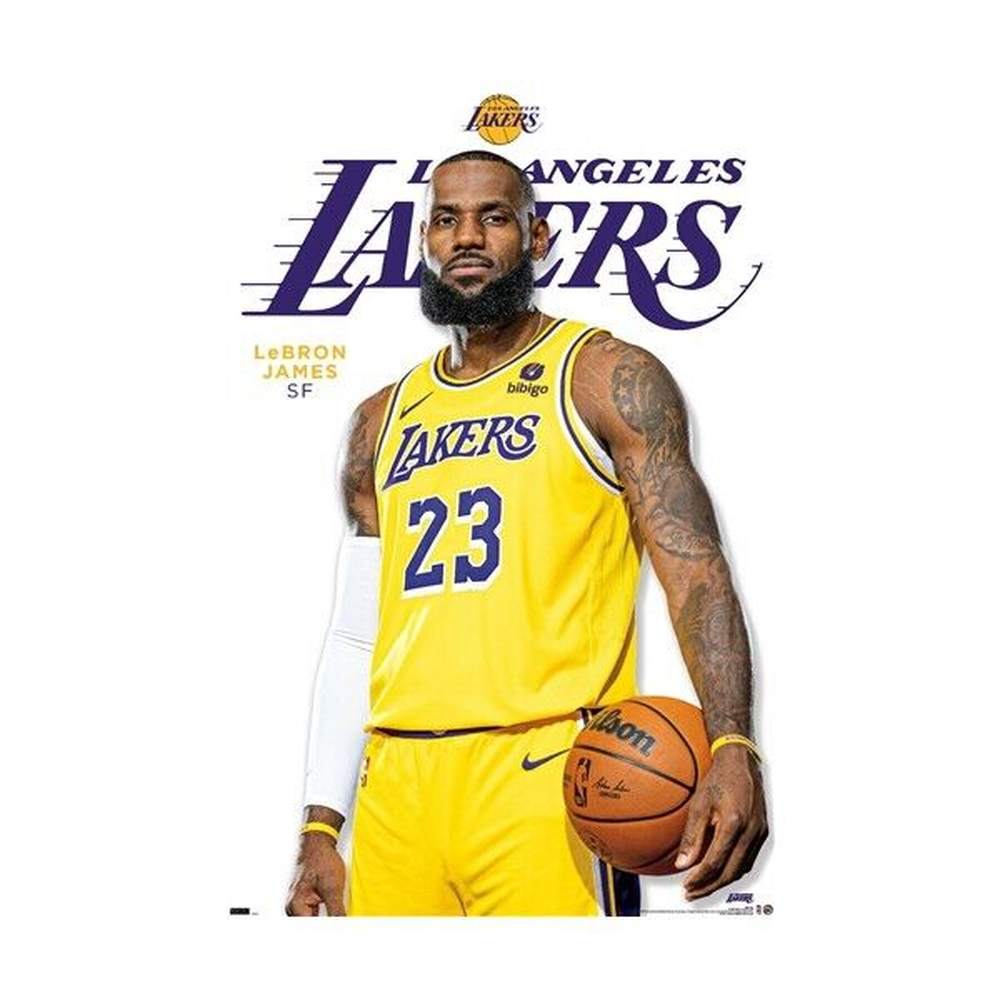 NBA Los Angeles Lakers - LeBron James Poster 22.375" x 34" NEW! Home & Garden:Home Décor:Posters & Prints Style Your Walls
