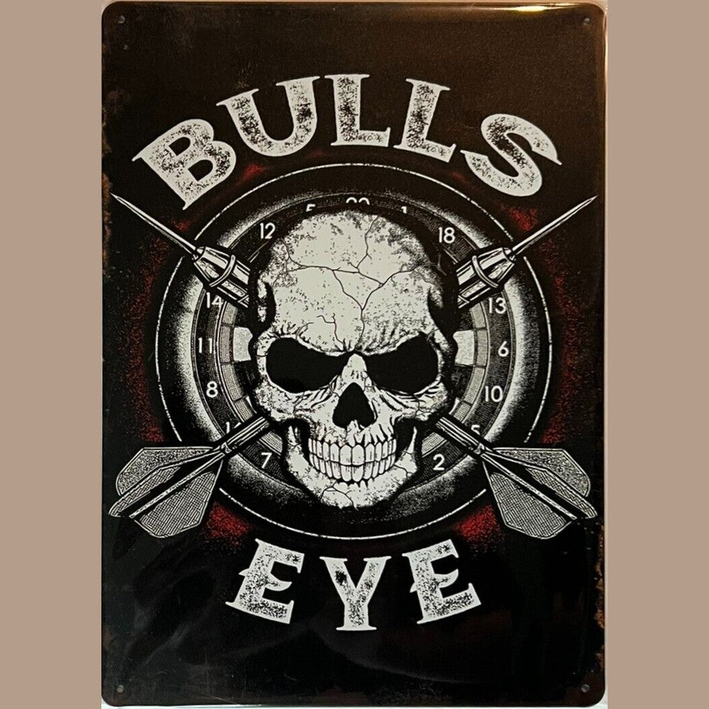 Bulls Eye Darts Novelty metal sign 12" x 8" Wall Art New! Home & Garden:Home Décor:Plaques & Signs Style Your Walls