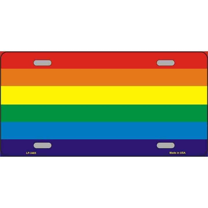 Rainbow Flag Metal Novelty License Plate eBay Motors:Parts & Accessories:Car & Truck Parts & Accessories:Exterior Parts & Accessories:License Plates & Frames Style Your Walls