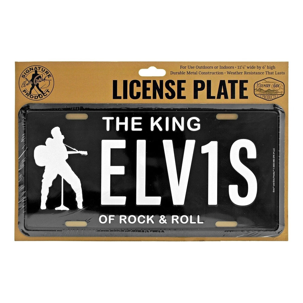 Elvis the King Of Rock & Roll Licensed Novelty License Plate 6" x 12" eBay Motors:Parts & Accessories:Car & Truck Parts & Accessories:Exterior Parts & Accessories:License Plates & Frames Style Your Walls