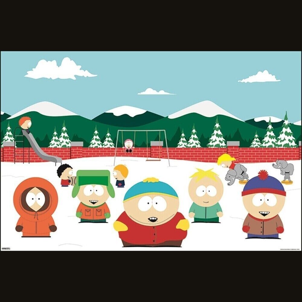 South Park Playground Poster 24" x 36" NEW! Home & Garden:Home Décor:Posters & Prints Style Your Walls