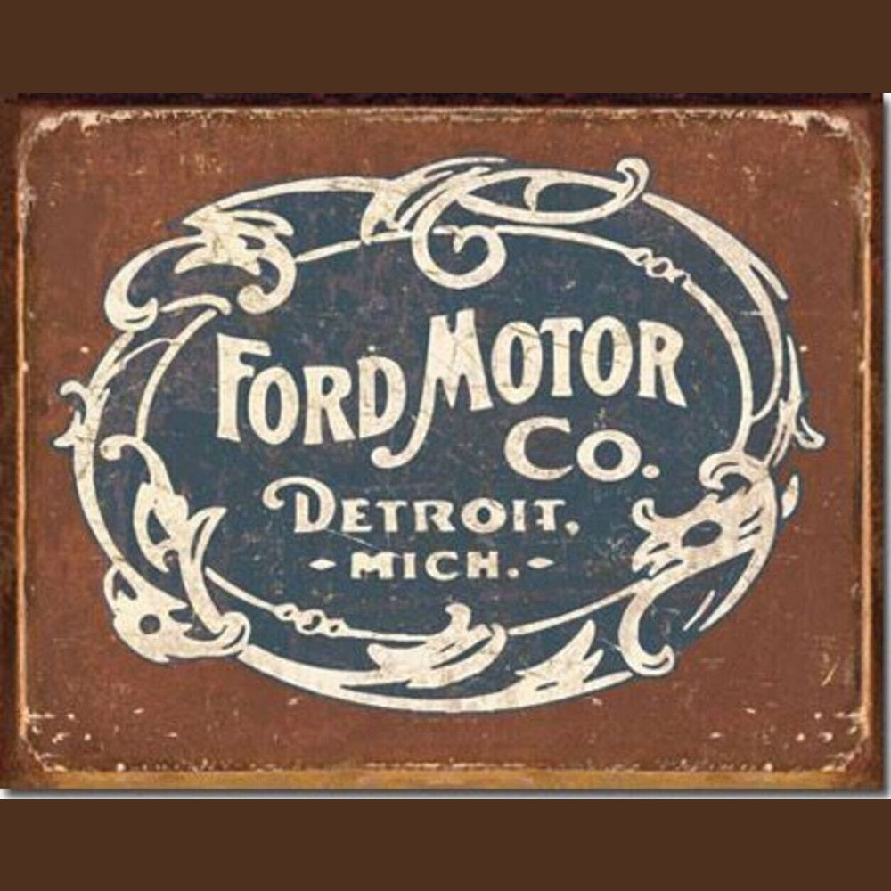 Ford Motor Co. Detroit Michigan 16" x 12.5" Licensed Novelty Sign New! Home & Garden:Home Décor:Plaques & Signs Style Your Walls