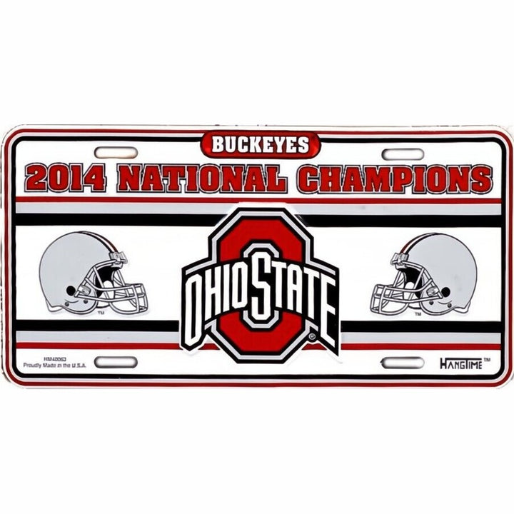 Ohio State Buckeyes 2014 Champions Licensed Novelty License Plate 6" x 12" eBay Motors:Parts & Accessories:Car & Truck Parts & Accessories:Exterior Parts & Accessories:License Plates & Frames Style Your Walls
