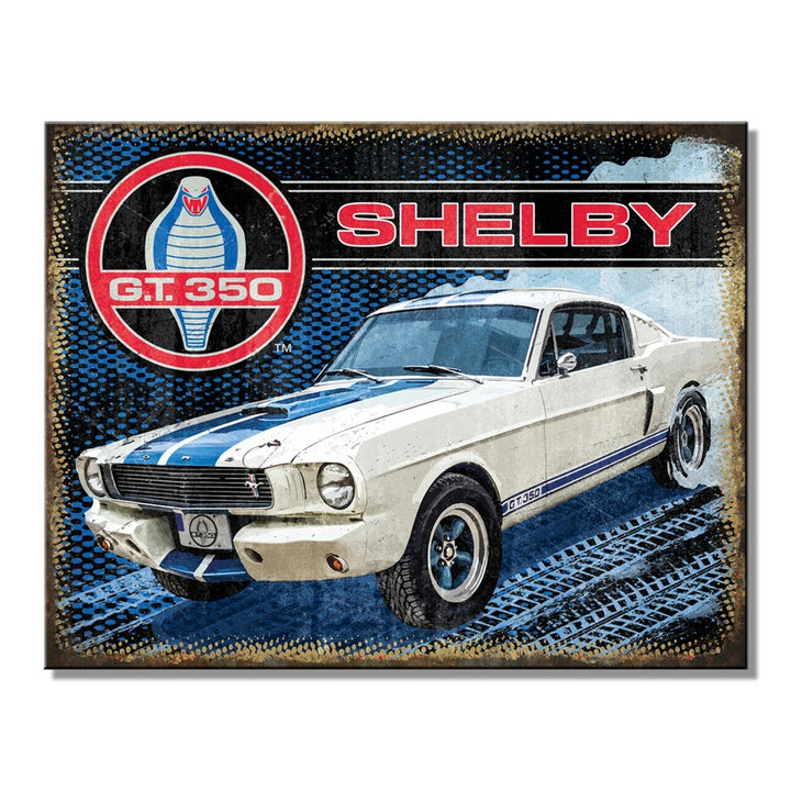 Ford Shelby G.T. 350 Licensed Novelty Metal Sign 16" x 12.5" Home & Garden:Home Décor:Plaques & Signs Style Your Walls