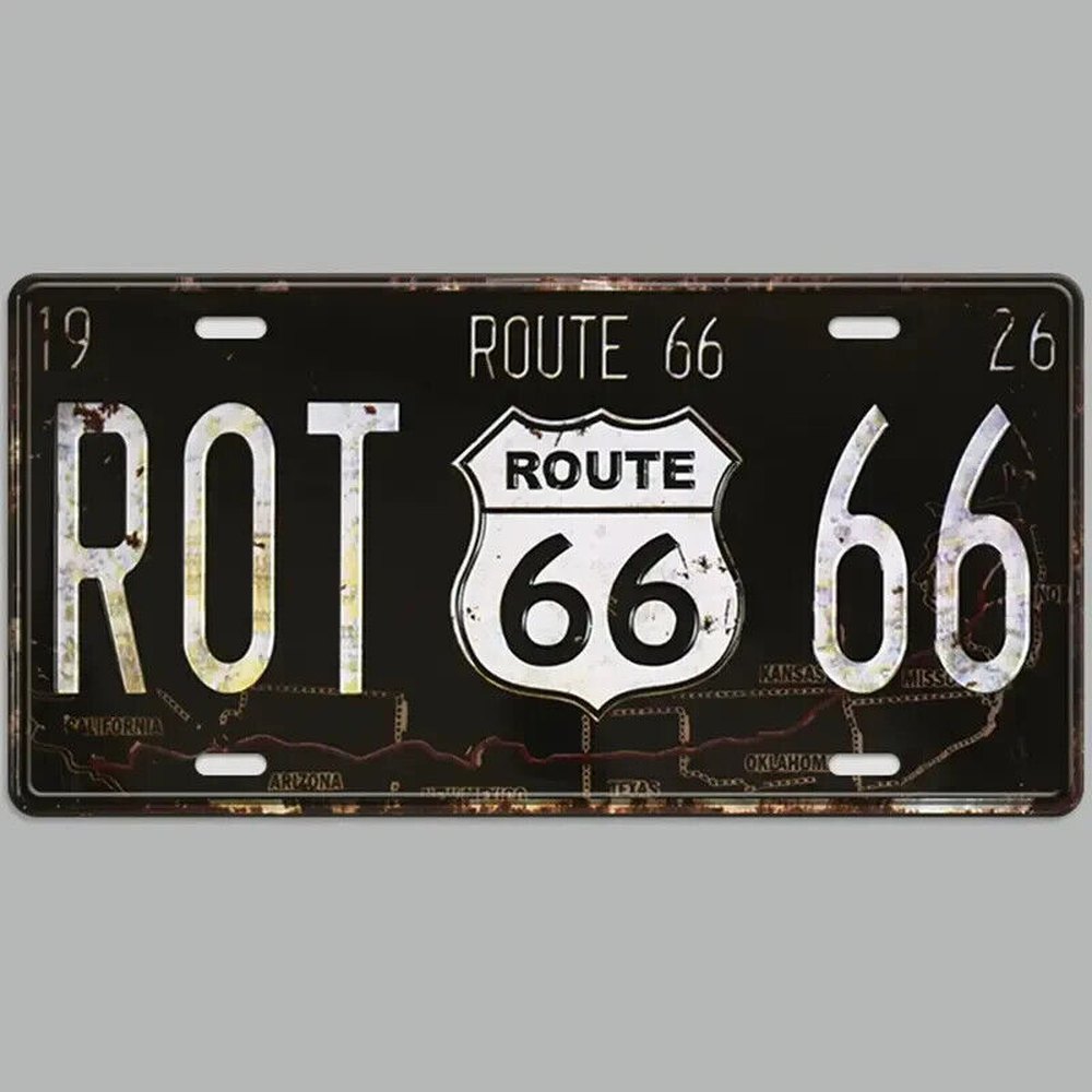 Route 66 Vintage Novelty Metal License Plate NEW! eBay Motors:Parts & Accessories:Car & Truck Parts & Accessories:Exterior Parts & Accessories:License Plates & Frames Style Your Walls
