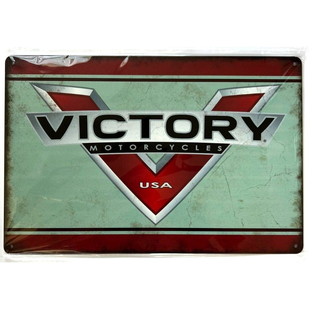 Victory Motorcycles USA Vintage Novelty Metal Sign 12" x 8" Wall Art Home & Garden:Home Décor:Plaques & Signs Style Your Walls
