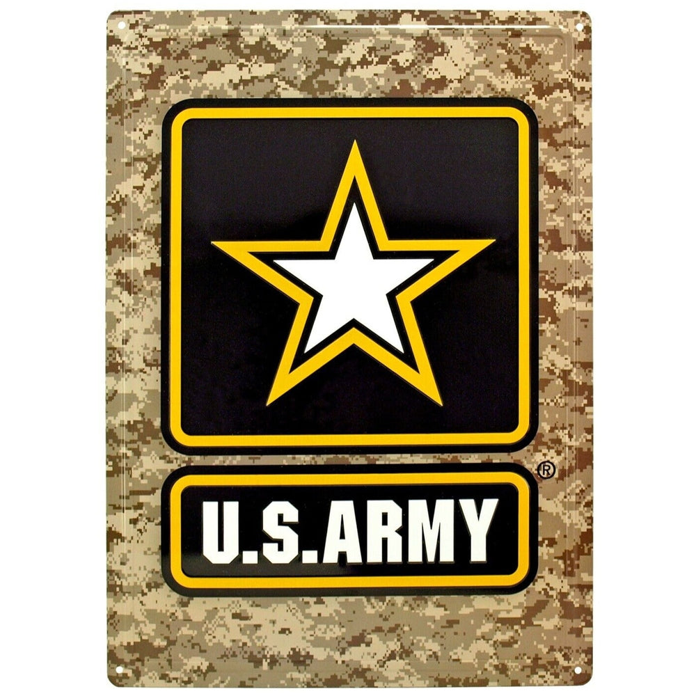 U.S. Army Licensed Novelty Hem Wrapped Embossed Sign 17" x 12" NEW! Home & Garden:Home Décor:Plaques & Signs Style Your Walls