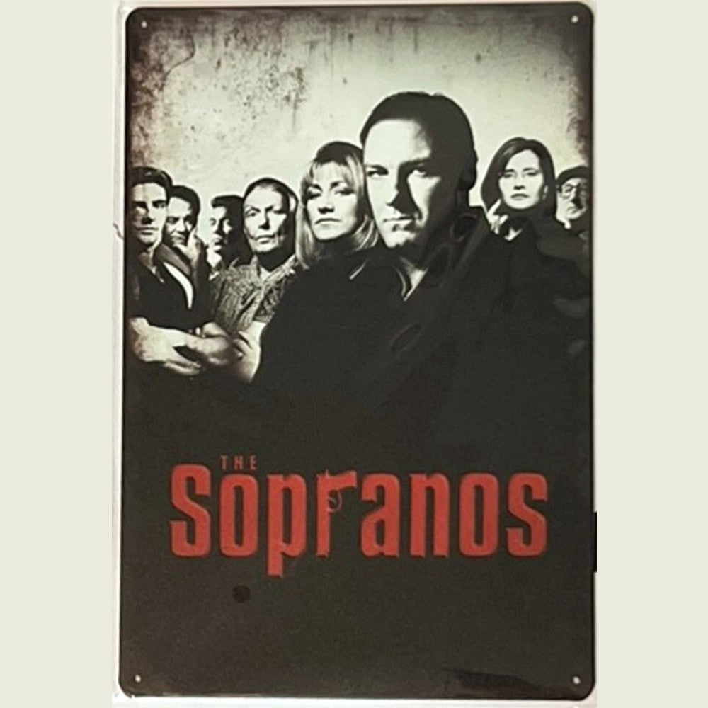 The Sopranos Novelty Vintage Metal Sign 8" x 12" New! Home & Garden:Home Décor:Plaques & Signs Style Your Walls