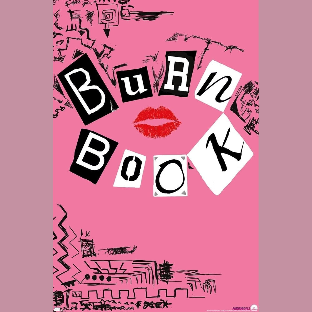 Mean Girls Burn Book Movie Poster 24" x 32" New! Art:Art Posters Style Your Walls