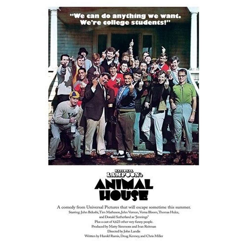 Animal House Movie Poster 24" x 36" New! John Belushi Art:Art Posters Style Your Walls