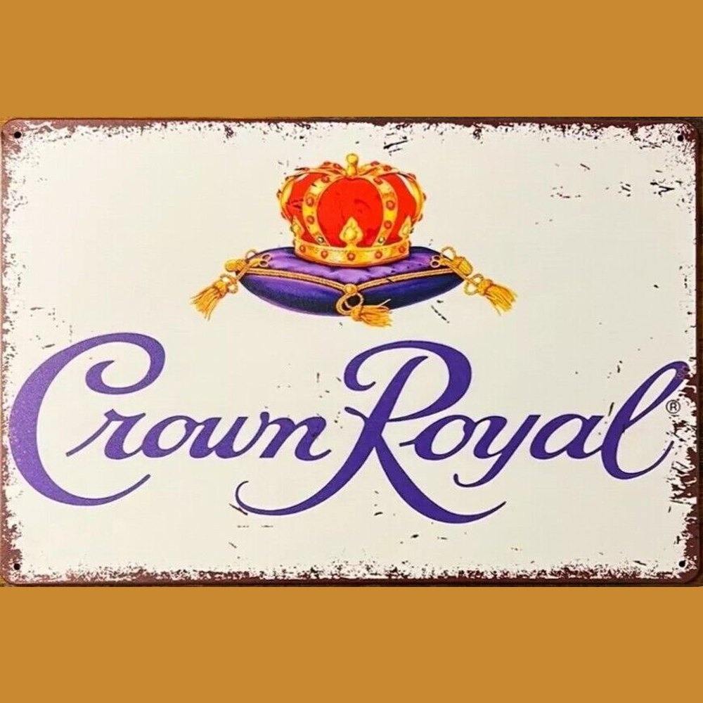 Crown Royal Novelty Metal Tin Sign 8" x 12" NEW! Home & Garden:Home Décor:Plaques & Signs Style Your Walls