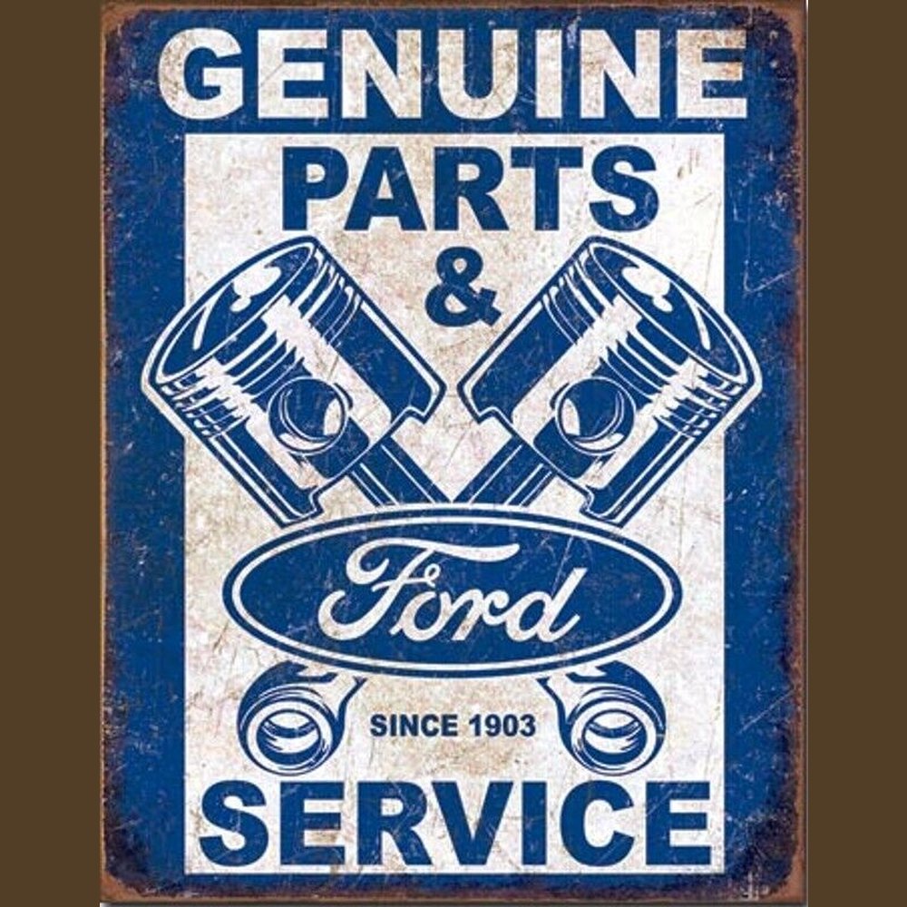 Ford Genuine Parts & Service Since 1903 Licensed Novelty Sign 16" x 12.5" NEW! Home & Garden:Home Décor:Plaques & Signs Style Your Walls
