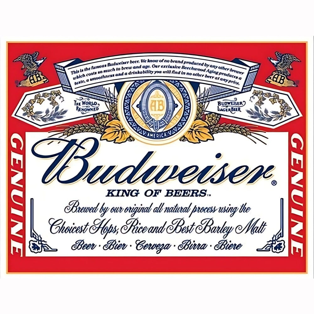 Budweiser King Of Beers Vintage Novelty Sign 16" x 12.5" Home & Garden:Home Décor:Plaques & Signs Style Your Walls