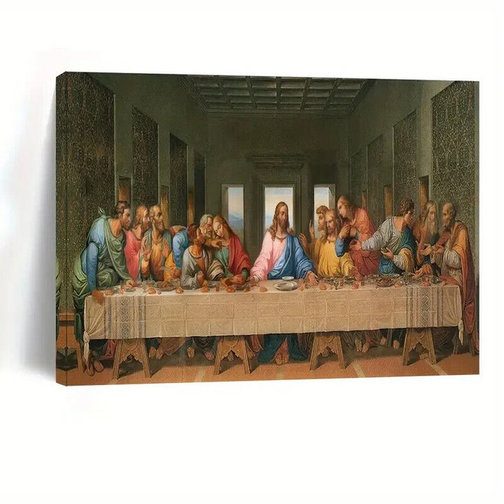 The Last Supper Canvas Print Framed 11.8" x 15.7" Wall Art NEW! Home & Garden:Home Décor:Posters & Prints Style Your Walls