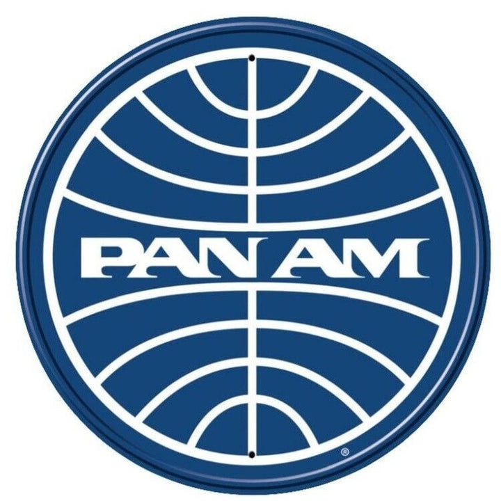 Pan Am Airlines Novelty 12" Diameter Circular Sign NEW! Home & Garden:Home Décor:Plaques & Signs Style Your Walls