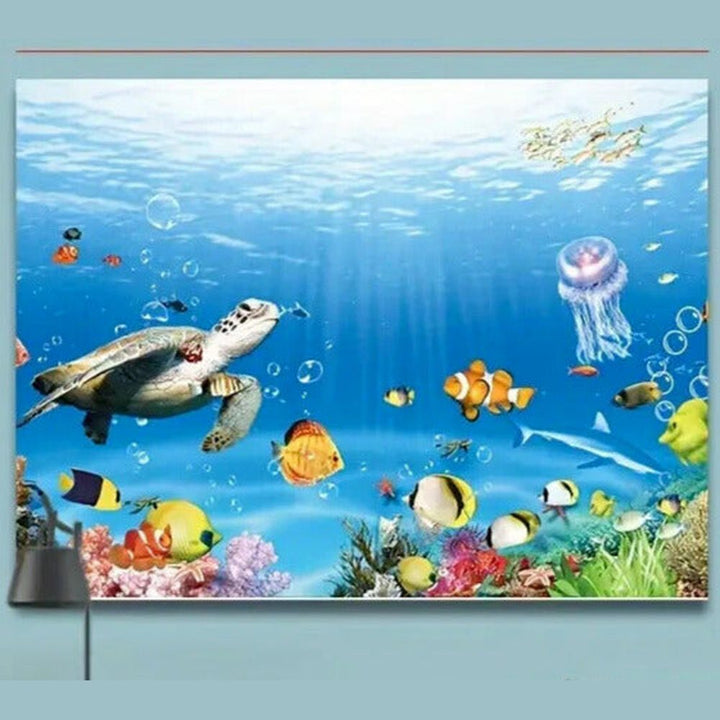 Beautiful Underwater Seascape With Vibrant Colors Fabric Tapestry 79" x 59" NEW! Home & Garden:Home Décor:Tapestries Style Your Walls